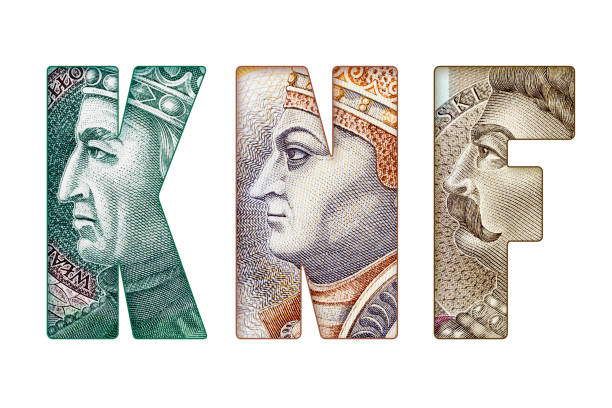 istock KNF Text Made of Polish Banknotes Isolated 2160617719