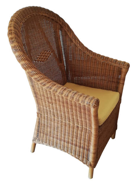istock rattan chair, isolated on white background 2160618618