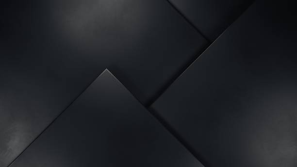 Abstract Black Geometric Background for modern design projects, artistic, contemporary, trendy