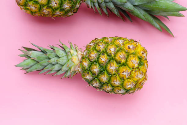 istock Fresh ripe pineapple, juicy tropical fruit 2160632932