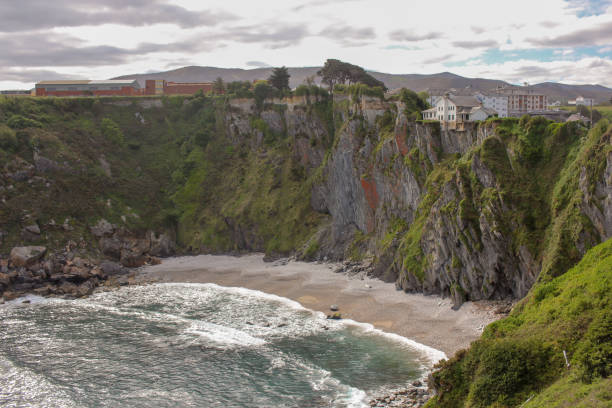 istock houses near a cliff in Luarca, Spain 2160634242
