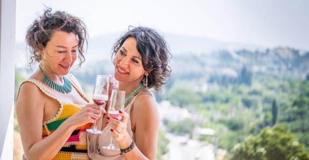 istock Best girlfriends celebrating with champagne. 2160638363