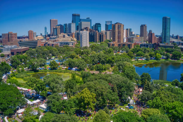 istock Aerial View of Minneapolis, Minnesota during Summer 2160644432
