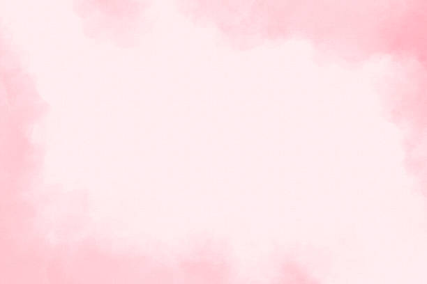 istock Watercolor Background Pink on Watercolor Paper - Frame Border 2160649204