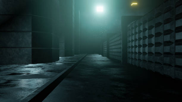 Cyberpunk City Landscape.