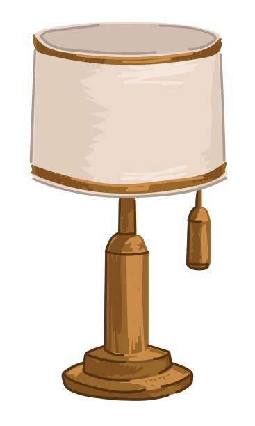 istock Vintage retro lamp, furniture for home interior 2160659342