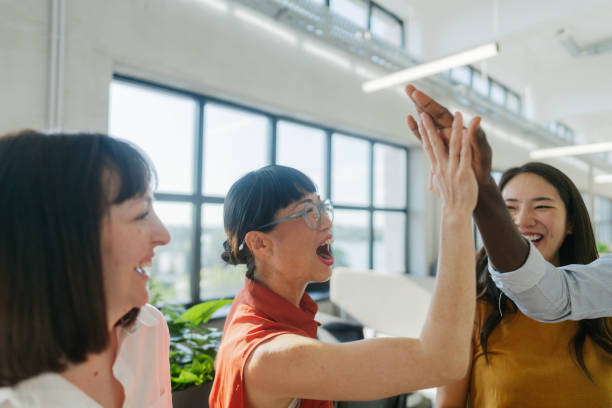 istock Celebrating a business success 2160674442