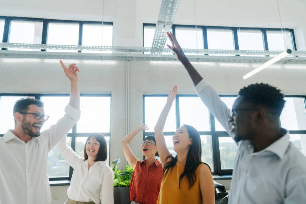 istock Celebrating a business success 2160674454