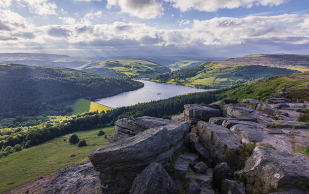 Bamford Edge Ladybower Reservoir Peak District
