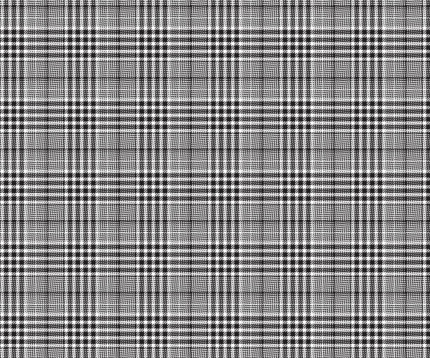 istock Plaid pattern, black, white, seamless for textiles and design clothing, skirts, pants, aprons, tablecloths, blankets or decorative fabrics. Vector illustration. 2160682266