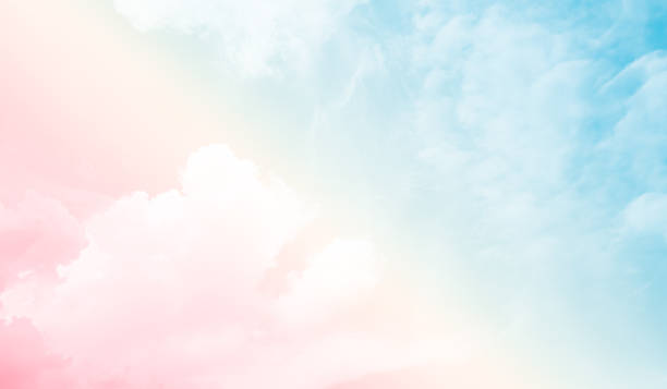 istock Sky Pastel Pink Blue Gradient Background Cloud Landscape Wallpaper Dramatic Dusk Scenic View Peaceful Abstract Nature Atmosphere Twilight Heaven Morning Backdrop Bright Fantasy Skyline Space 2160685066