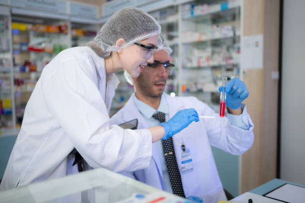 istock Pharmacist and chemical scientist doing antibiotic trials and testing in the laboratory 2160691232