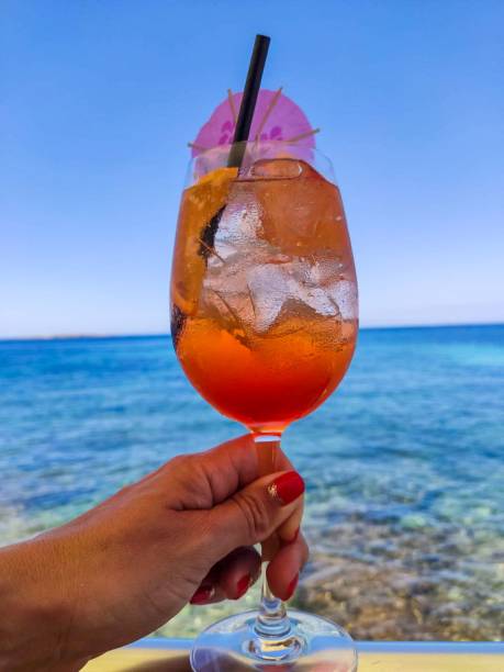 istock Refreshing Summer Cocktails by the Sea 2160696906