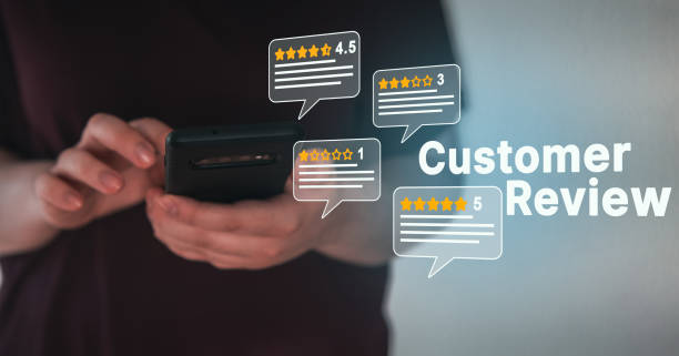 istock Customer satisfaction reviews concept. 2160697494