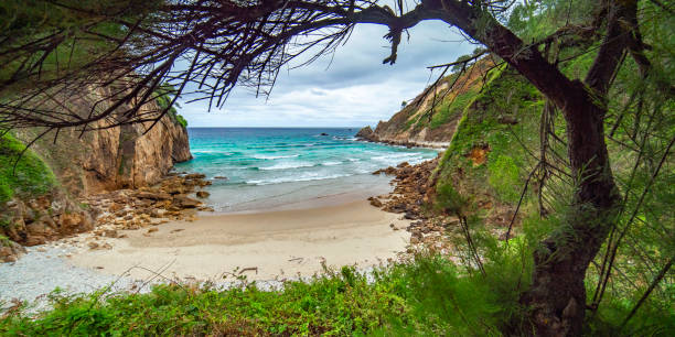istock Seascape from Miradores Coastal Path, Spain 2160701499
