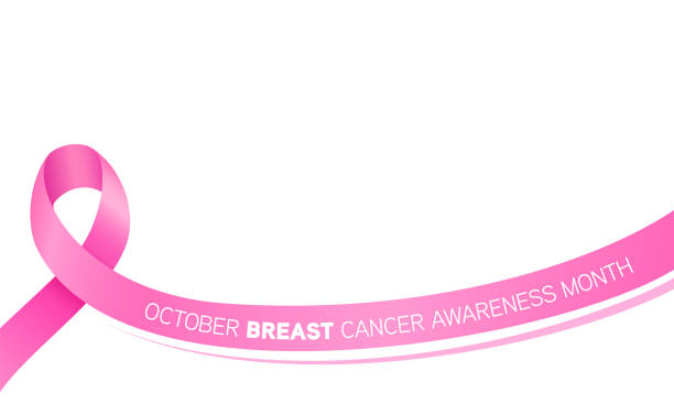 kampagne zur aufklärung über brustkrebs - breast cancer awareness stock-grafiken, -clipart, -cartoons und -symbole