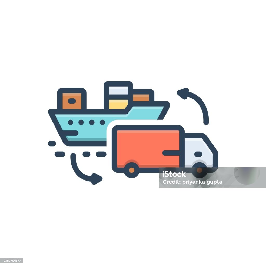 Export Freight Icon Import Export Stock Illustration - Download Image Now - Business, Cargo ...