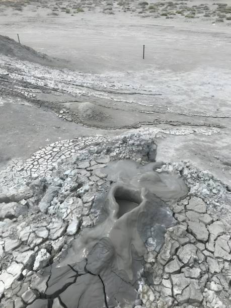 istock Mud volcano in Gobustan desert, Azerbaijan 2160718429