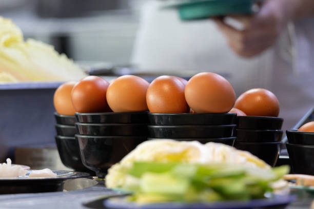Fresh eggs from organic farms every morning