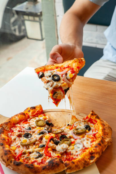 istock Santa fe flavoured Neapolitan pizza authentic brick oven naples, italian. 2160723770