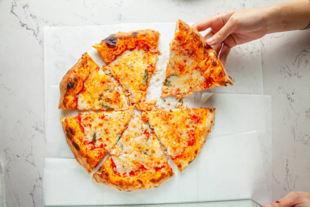 istock Naples authentic brick oven pizza, margherita plain cheese. 2160724003