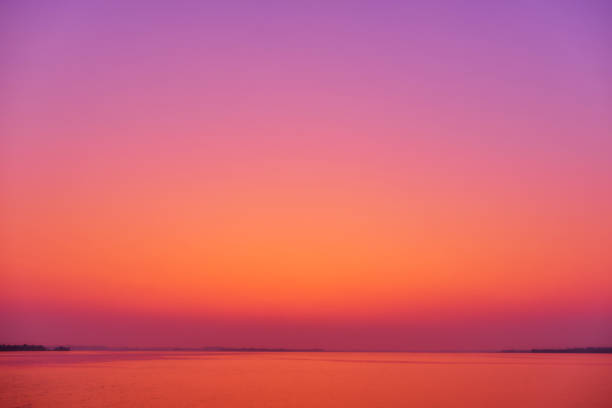 istock River at sunset landscape, Nature sunset beautiful 2160734297