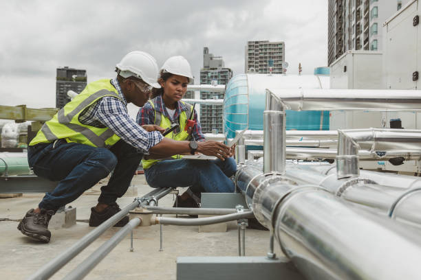 istock Industrial engineer work on site. engineer visit and inspection site engineer at industrial site. Inspector engineer check and working on site 2160757835