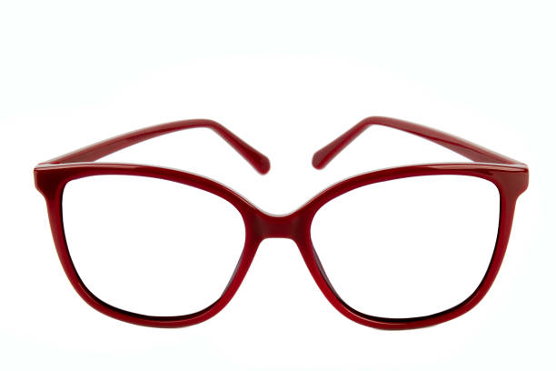 Elegant plastic frame for solar or optical glasses isolated on white background.