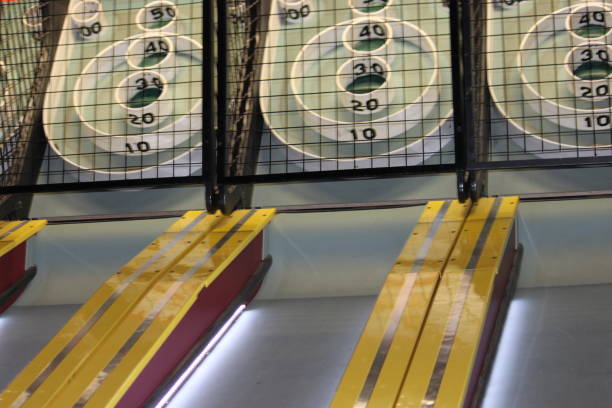 istock Arcade Amusement Center Game Skee Ball Bowling 2160774089