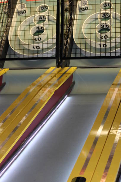 istock Arcade Amusement Center Game Skee Ball Bowling 2160774306