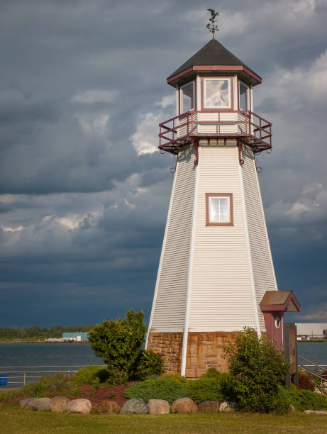 istock Stormy Sky Detroit River Lighthouse 2160784085