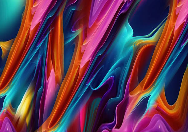 istock Abstract background with shapes. Greeting card design 2160784276