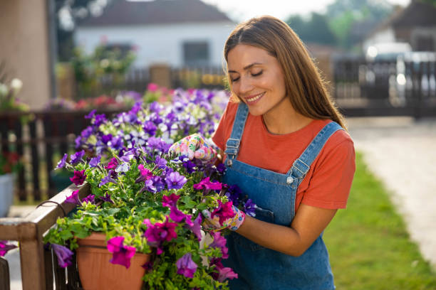 istock woman and flowers 2160791840