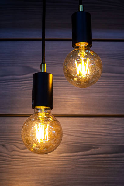 istock Economical lamp for the interior. Saving electricity. blackout 2160796539