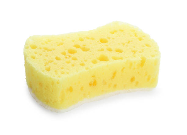 istock One new yellow sponge isolated on white 2160797139