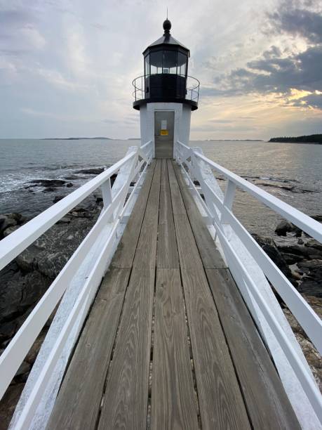istock Marshall Point Lighthouse in Port Clyde, Maine USA 2160798052