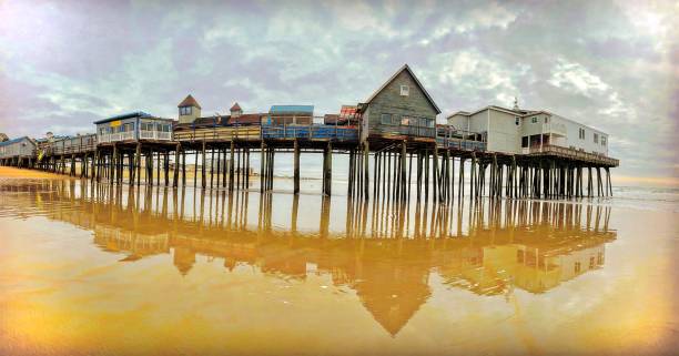 istock Old Orchard Beach Pier in Maine USA 2160799187