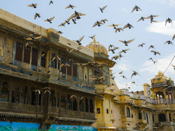 istock Udaipur architecture at Lake Pichola at sunset 2160804410