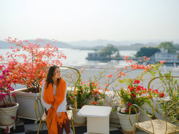 istock Woman exploring Udaipur city during trip to India 2160805512