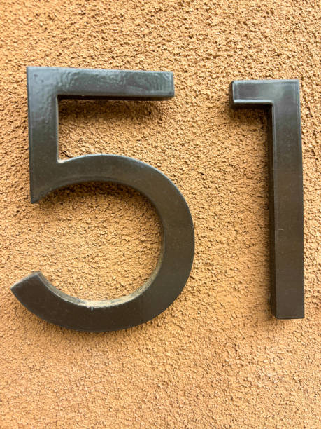 istock Bronze House Address Numbers: 51 2160806533