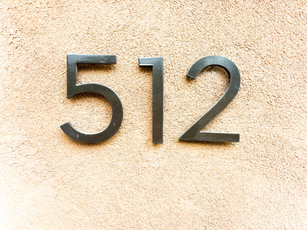 istock Bronze House Address Numbers: 512 2160806610