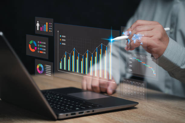 istock Business growth target management system concept, Businessman analyze business and planning system in the company, Human, KPI, Data collection graph Development to success, Motivation of organization 2160820055