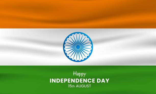 istock Indian Independence Day, 15 August. Indian tricolor flag and Ashoka wheel. Vector 2160825123