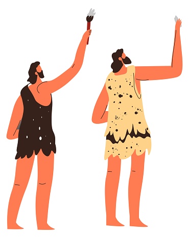 Prehistory Rituals Prehistoric Tribe Beliefs And Traditions Rituals Stock Illustration ...