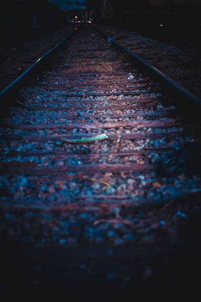 istock Moody Evening on Railway Tracks 2160825667