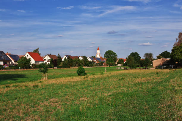 The small village in Bavaria, Germany
