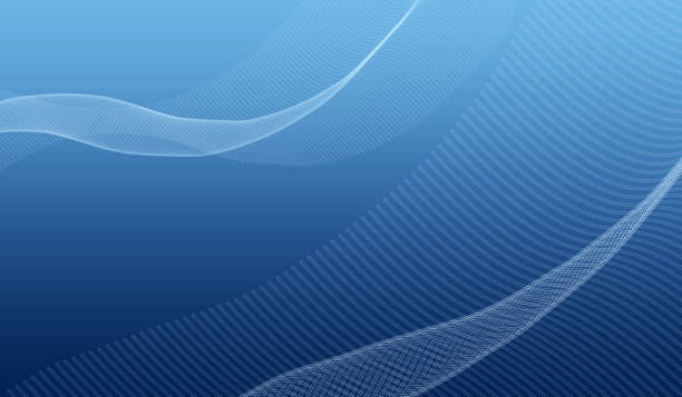 istock Business Background. Blue modern Illustration with lines for product presentation 2160840747