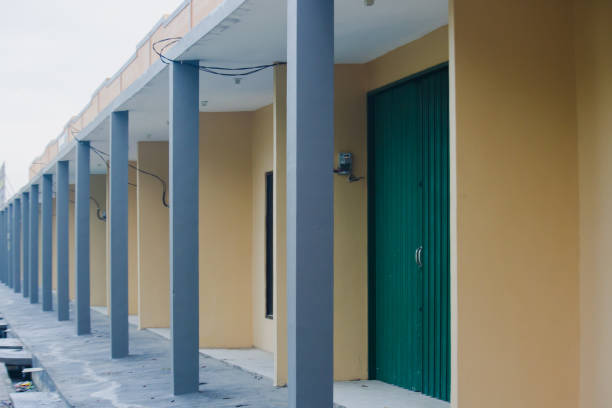 istock Pillars of the house are lined up 2160844688