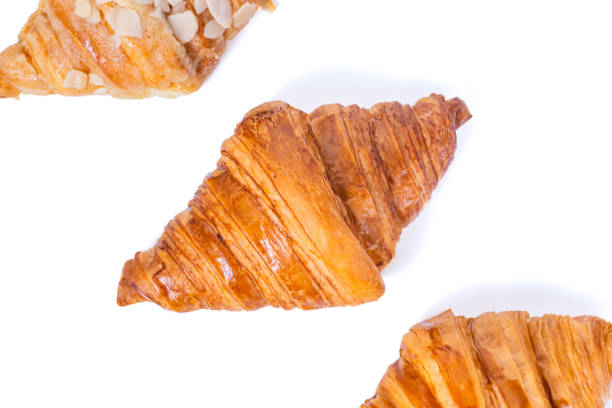 istock croissant pastry, isolated on white background. 2160847608