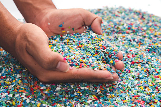 istock Produced from polymer plastic pellet factory. Petrochemical process for producing plastic pellet. Compound bead. polymerase chain reaction. 2160850799